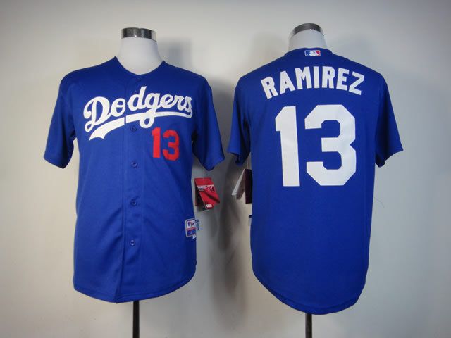 Men Los Angeles Dodgers #13 Ramirez Blue MLB Jerseys->los angeles dodgers->MLB Jersey